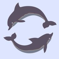 Two Dolphins