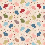 Seamless background of animal