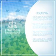 Abstract background nature sea