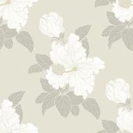 Seamless pattern with floral ornament - Illustration N16