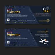 Voucher Gift certificate Coupon template