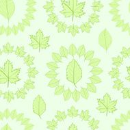 Seamless surrounded leaves