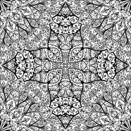 Vector background with floral ornaments