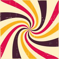 Twisted rays vector background