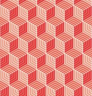vintage cube pattern