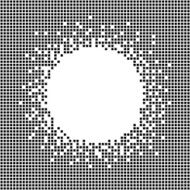 Decorative frame with copy space for text Pixel background N2