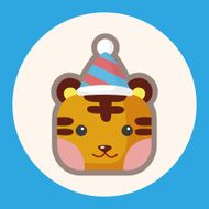 animal tiger cartoon theme elements N4