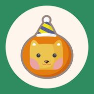 animal lion cartoon theme elements N2