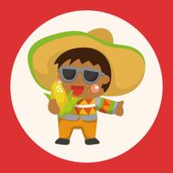 Mexican theme elements N9