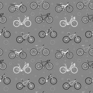 seamless bicycle pattern N11