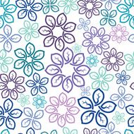 floral seamless pattern N483