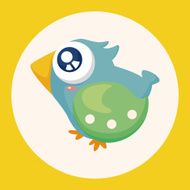 bird cartoon theme elements