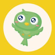 bird cartoon theme elements N6