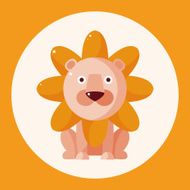 animal lion cartoon theme elements N3