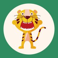 animal tiger cartoon theme elements N5