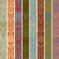 Decorative vertical stripes motif