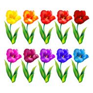 Colorful flower background Vector illustration N2