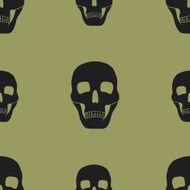 seamless background with skulls N2