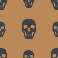 seamless background with skulls N3
