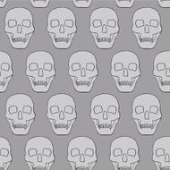 seamless background with skulls N5