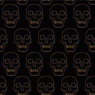 seamless background with skulls N7