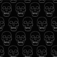 seamless background with skulls N8
