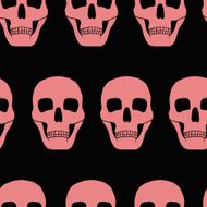 seamless background with skulls N9
