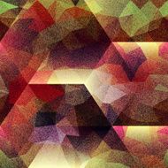 Abstract geometric cubes background
