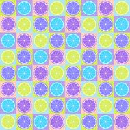 Seamless citrus pattern