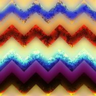 Grunge chevron pattern on blurred background