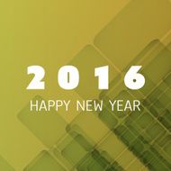 New Year Card Cover or Background Template - 2016 N2