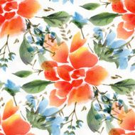 Watercolor Flowers N55