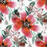 Watercolor Flowers N57