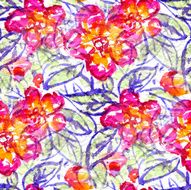 Watercolor Flowers N59
