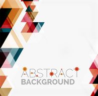 Abstract geometric background Modern overlapping triangles N9