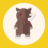 animal cartoon theme elements N18