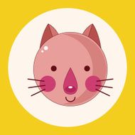 animal cartoon theme elements N22