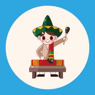Mexican theme elements N14
