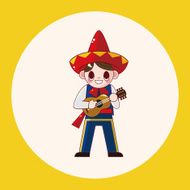 Mexican theme elements N16