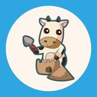 animal summer cartoon theme elements N5