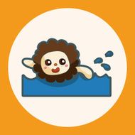 animal summer cartoon theme elements N8