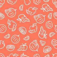Fruits seamless pattern N4