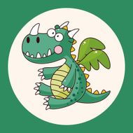 dragon theme elements vector eps N10