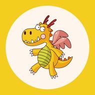 dragon theme elements vector eps N11