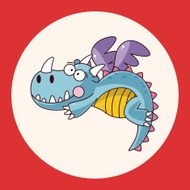dragon theme elements vector eps N16