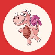 dragon theme elements vector eps N18
