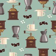 Pattern whith coffee object