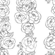 Seamless pattern with roses N76