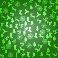Merry Christmas with decorations elements N5