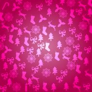 Merry Christmas with decorations elements N6